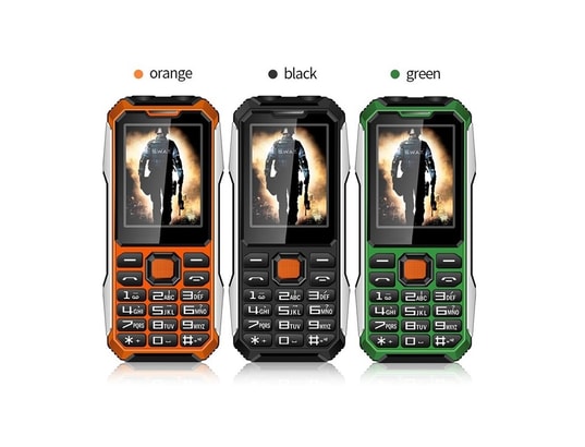 YONIS - Téléphone incassable radio fm bluethooth double sim 2.4 pouc...