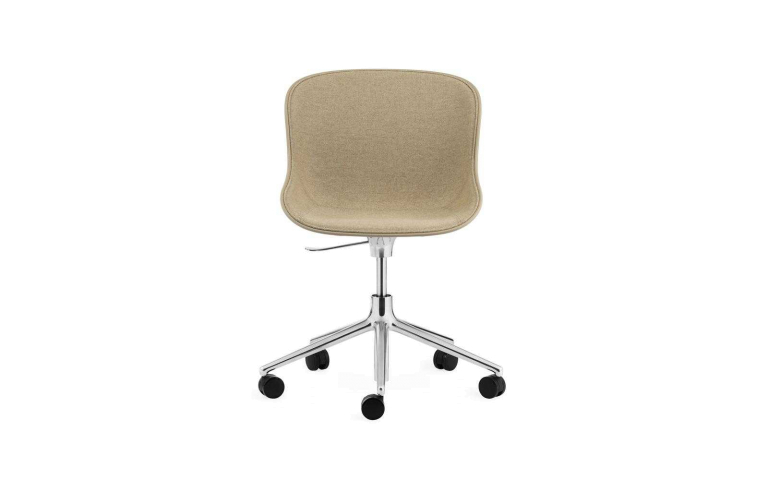 Normann Copenhagen Hyg bureaustoel met gaslift front upholstery Main Line Flax Temple
