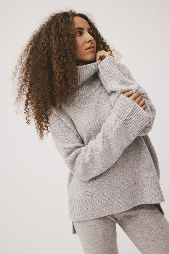 Magasin du Nord Collection Classic 1 - 100% Cashmere Light grey melange