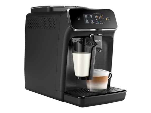 Philips Series 2200 EP2230 - Automatisk kaffemaskin med melkeskummer - 15 bar - mattsvart