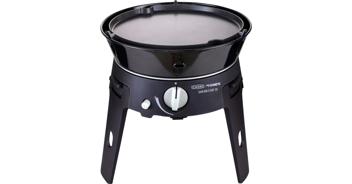 CadacSafari Chef 30 LP Combo gasbarbecue  (ø 30 cm)