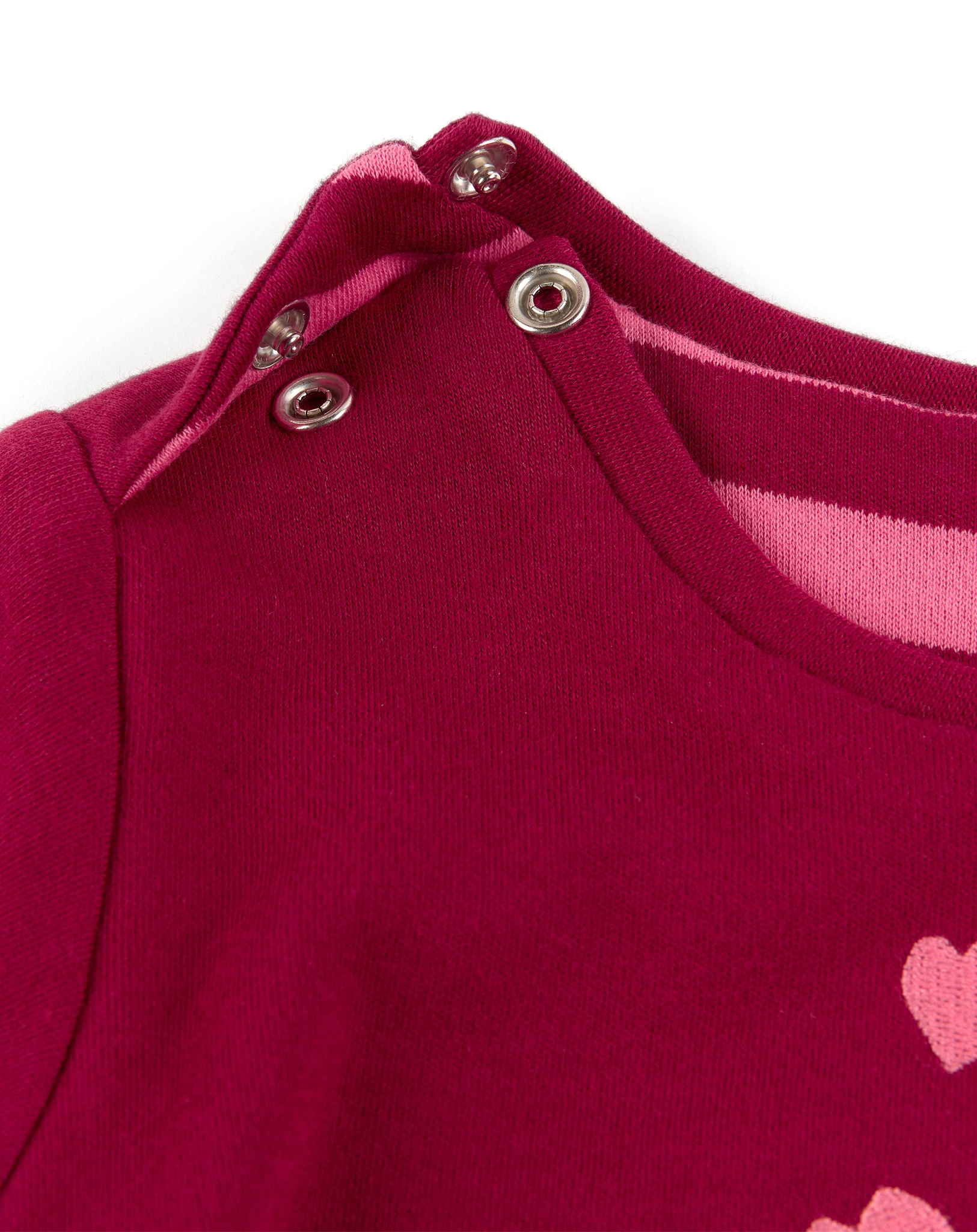 Wendekleid LITTLE HAPPY DOGS in bordeaux/pink