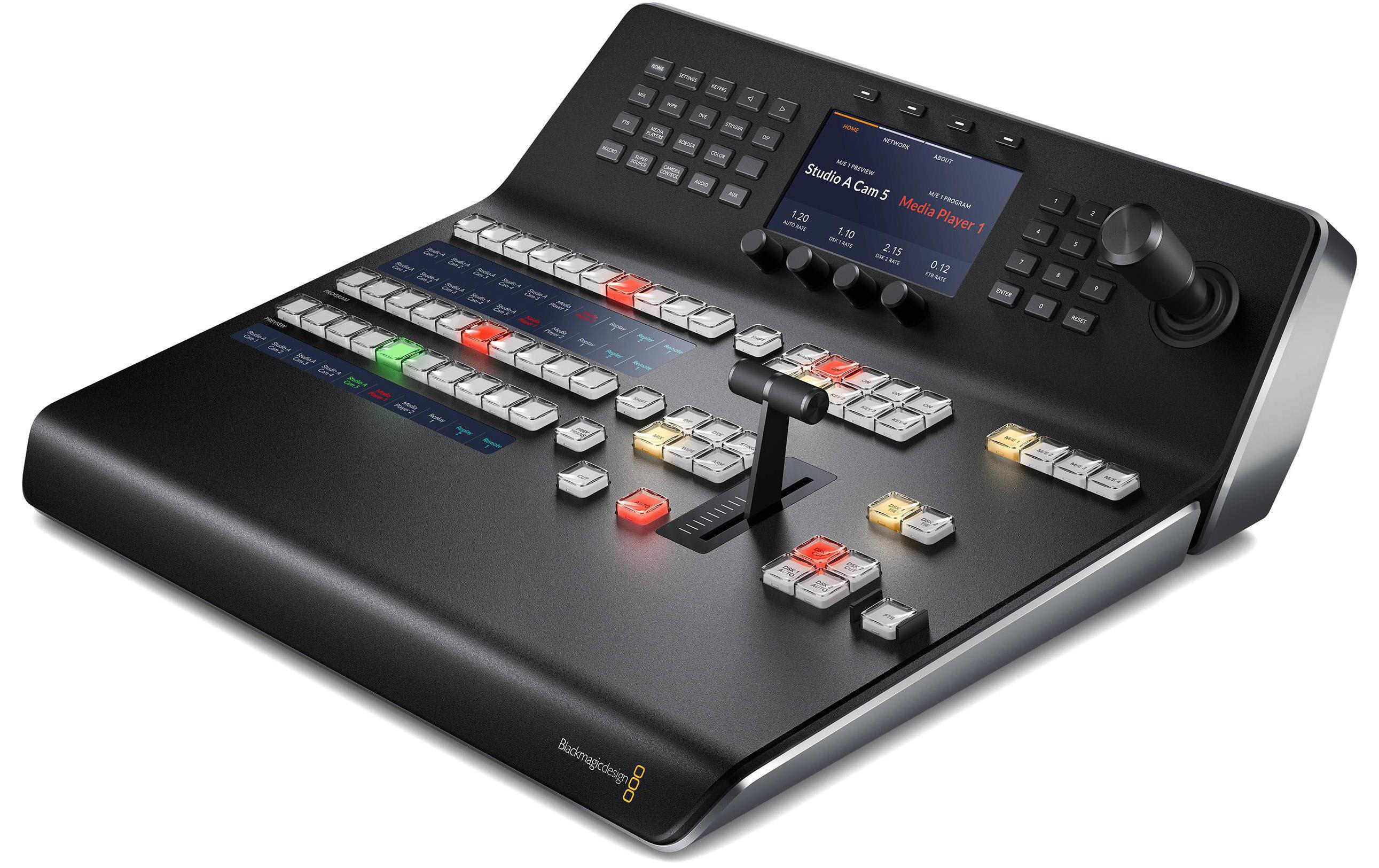 Bedienpult ATEM 1 M/E Advanced Panel<br>Professionelles Bedienpult mit LCD