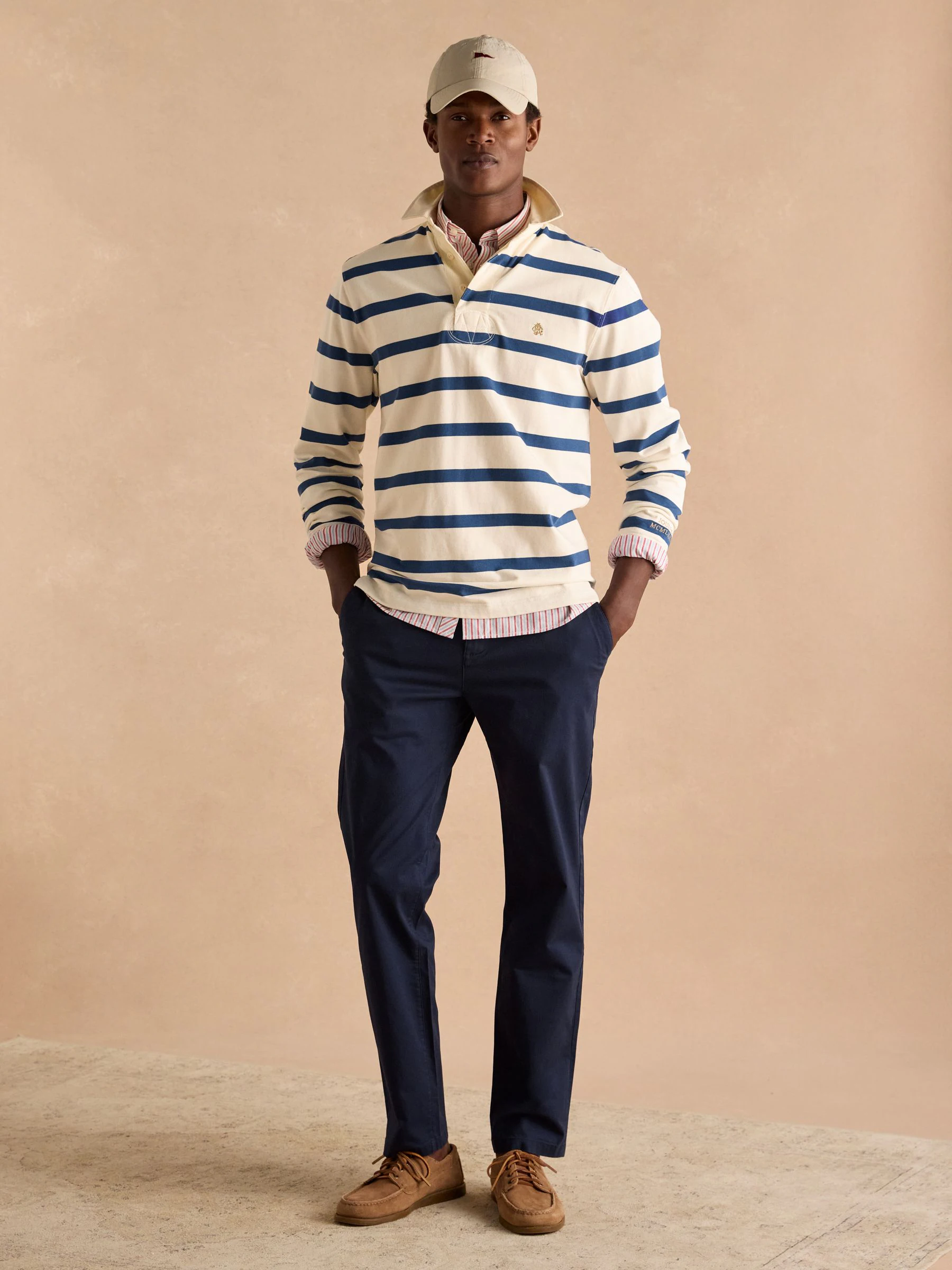 Marineblauw - Joules - Classic Fit chinobroek