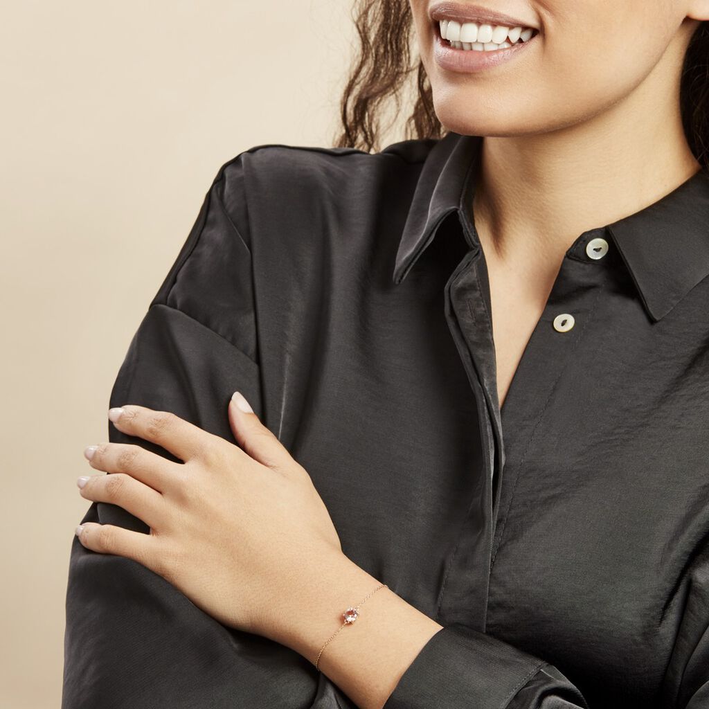 Bracelet Plaqué Or Jaune Nilay Oxyde De Zirconium