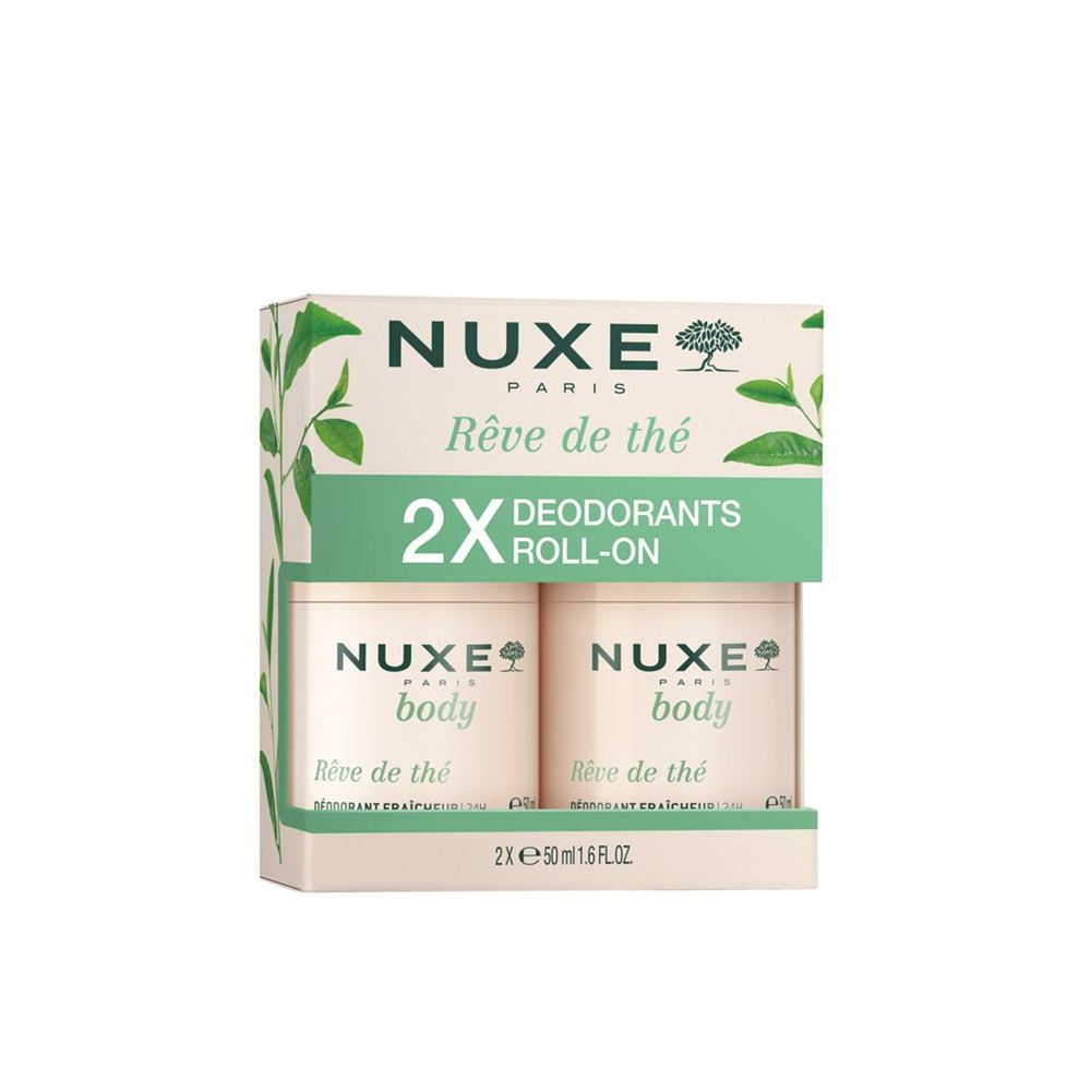 NUXE Rêve de Thé Duo EDeodorant 24h-Schutz Roll-on erfrischend Roll-on 2 Stk