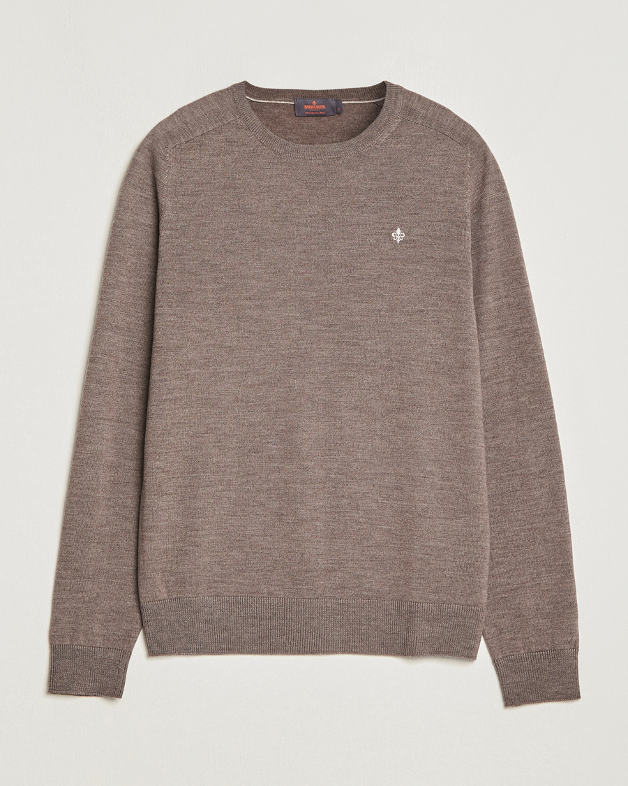 Morris Merino O-neck Brown
