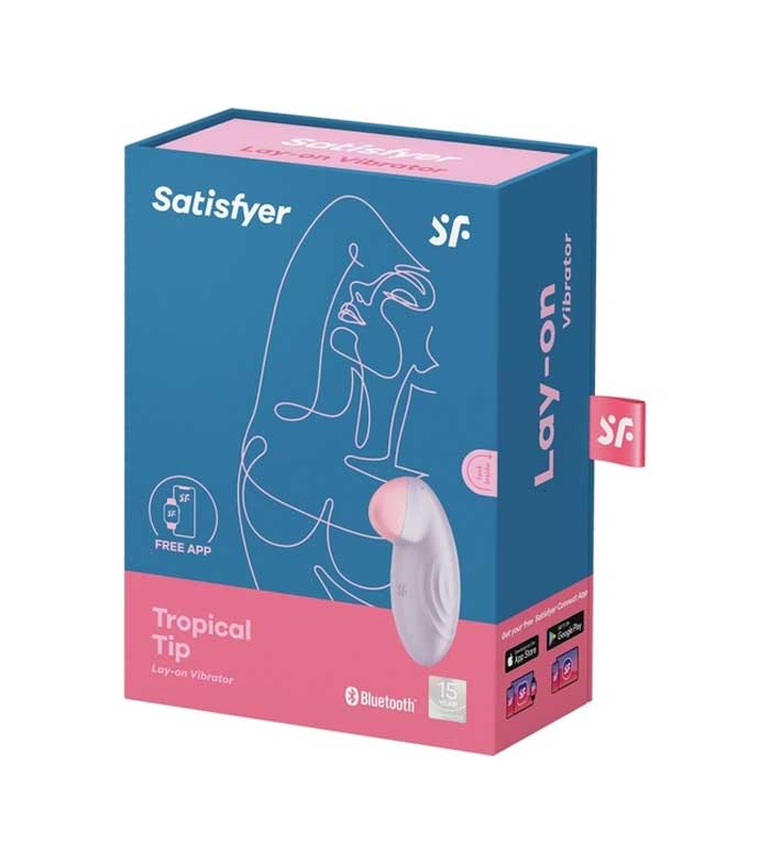 Satisfyer - Vibrador Tropical Tip App Connect - Light Lilac