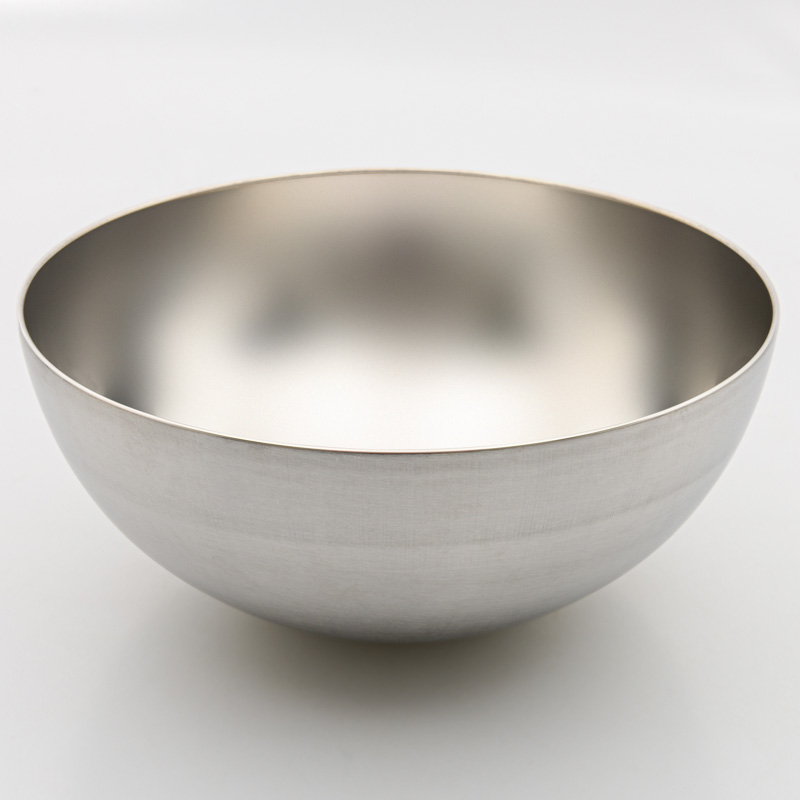 Saladier 'Deluxe' en inox mat