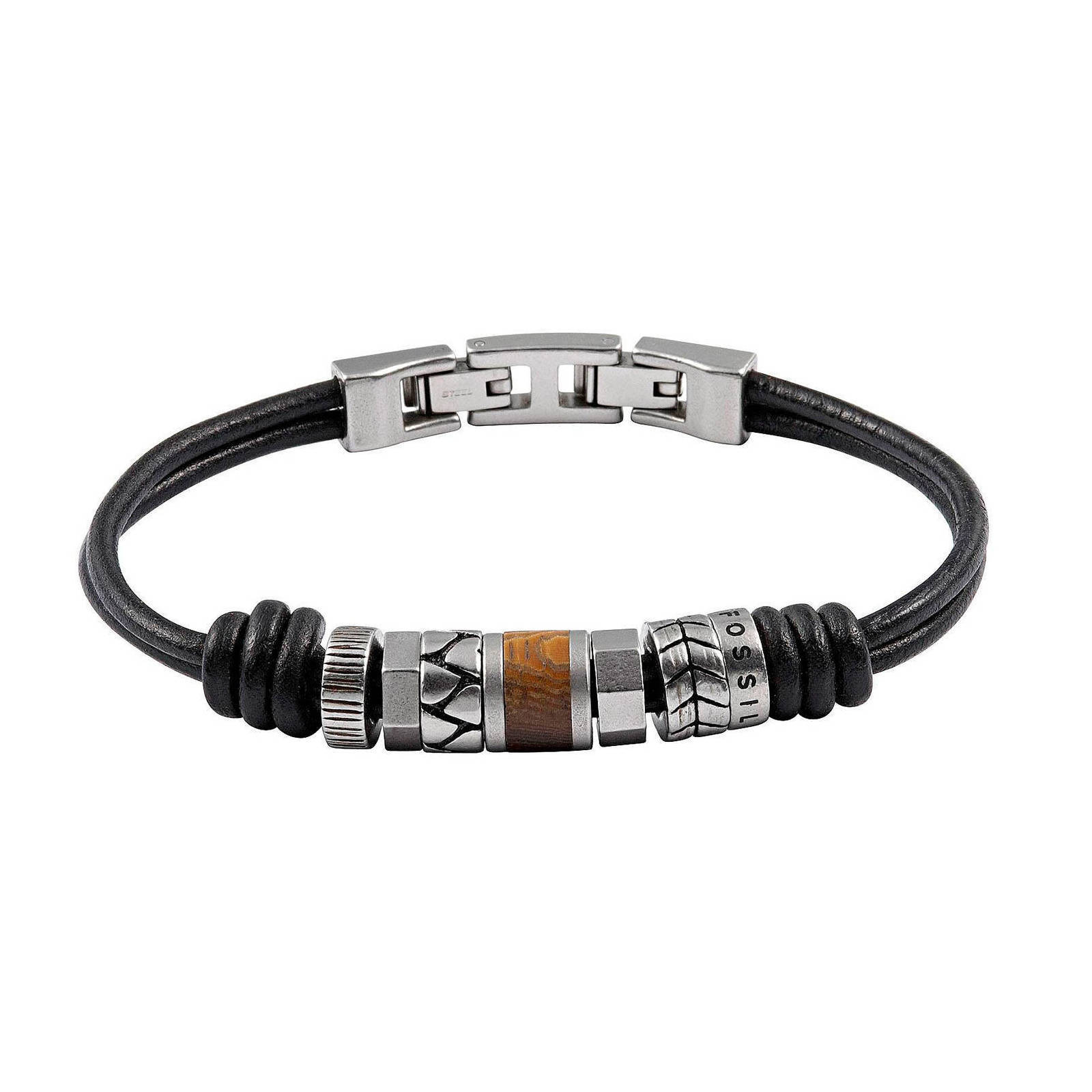 Fossil armband JF84196040 zwart