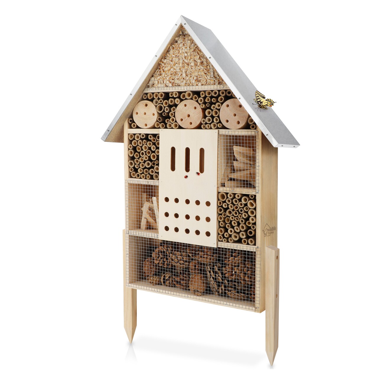 WILDLIFE HOME Insektenhotel XXL mit Metalldach