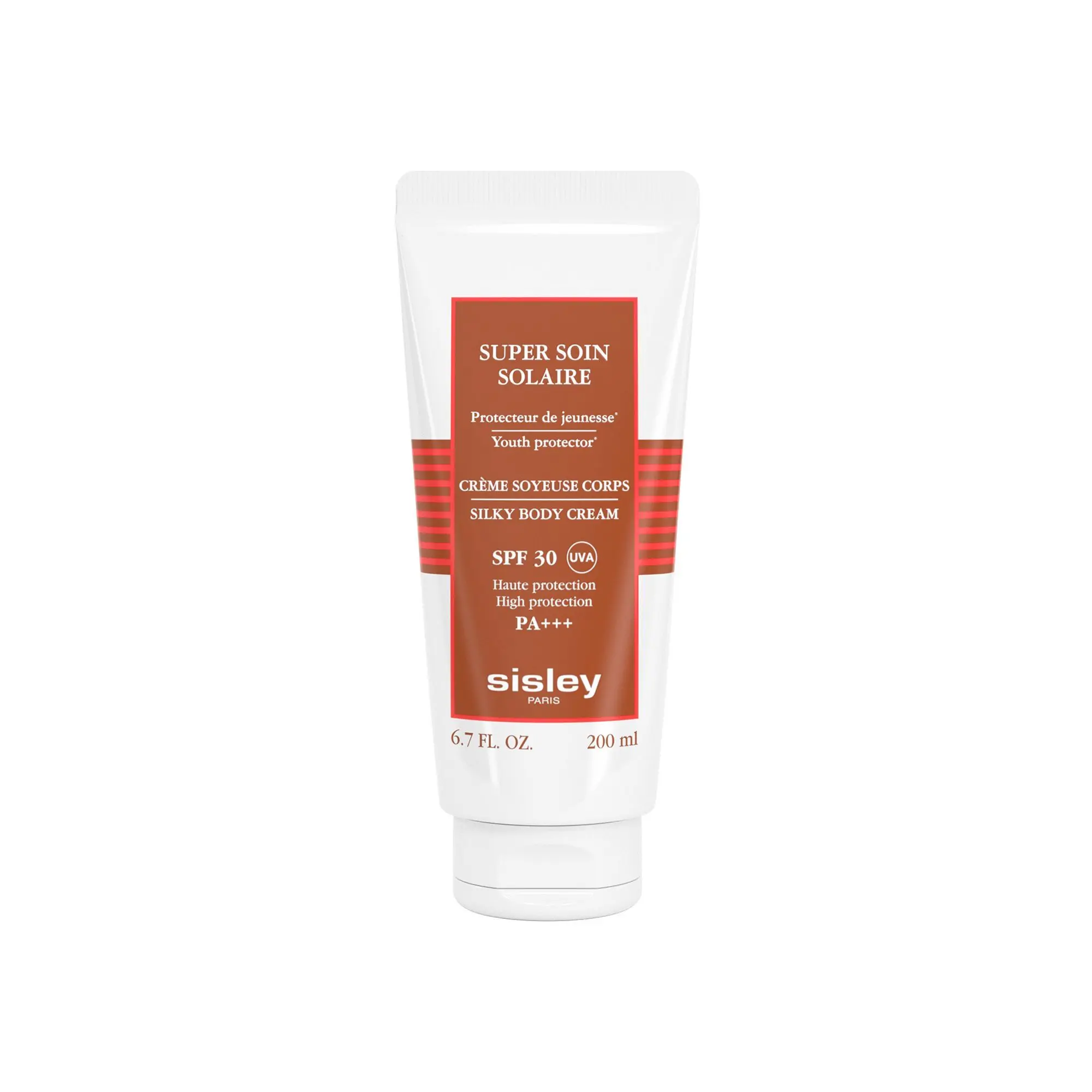 Sisley - Super Soin Solaire Crème Soyeuse Corps SPF 30 Crème solaire corps anti UVA UVB SPF 30- Protection
