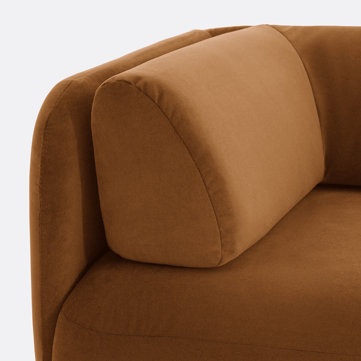 LA REDOUTE INTERIEURS<br>Banco, 3-zit em fluweel, Méridiano