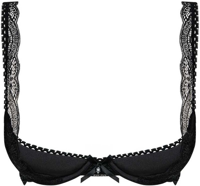 Obsessive - Miamor - Balconette BH - Zwart