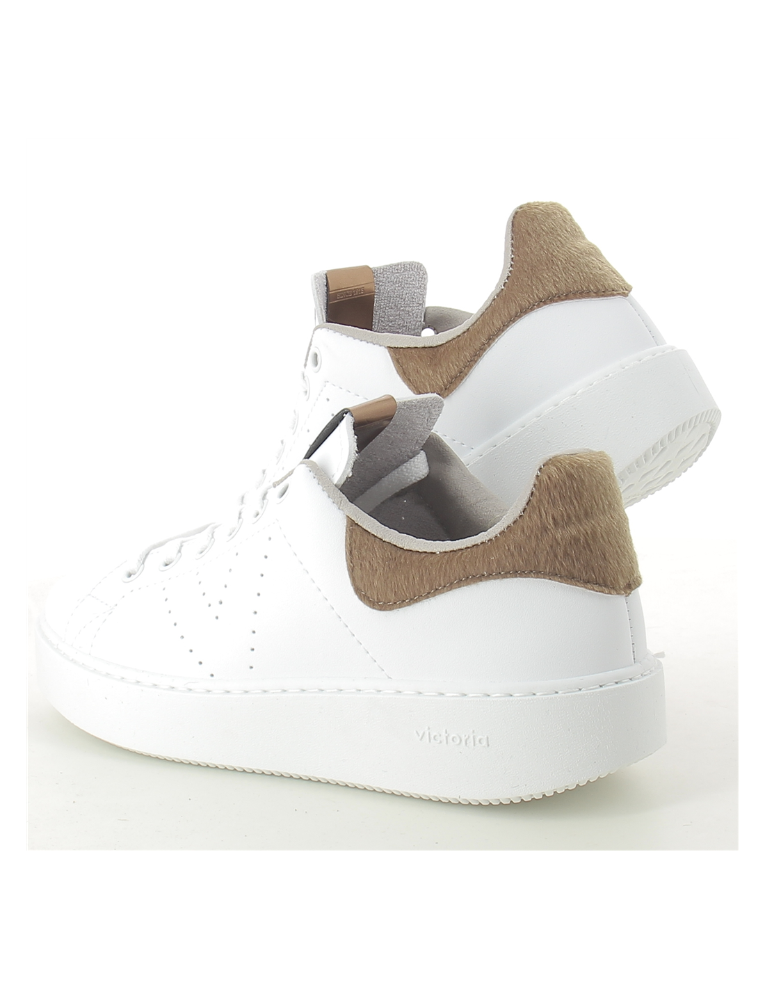 victoria Baskets de ville femme 1260137 blanc/camel