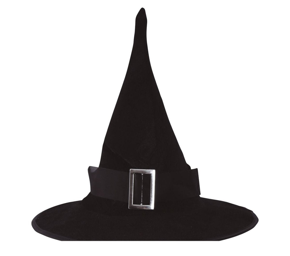 Halloween Heksenhoed Zwart Fluweel