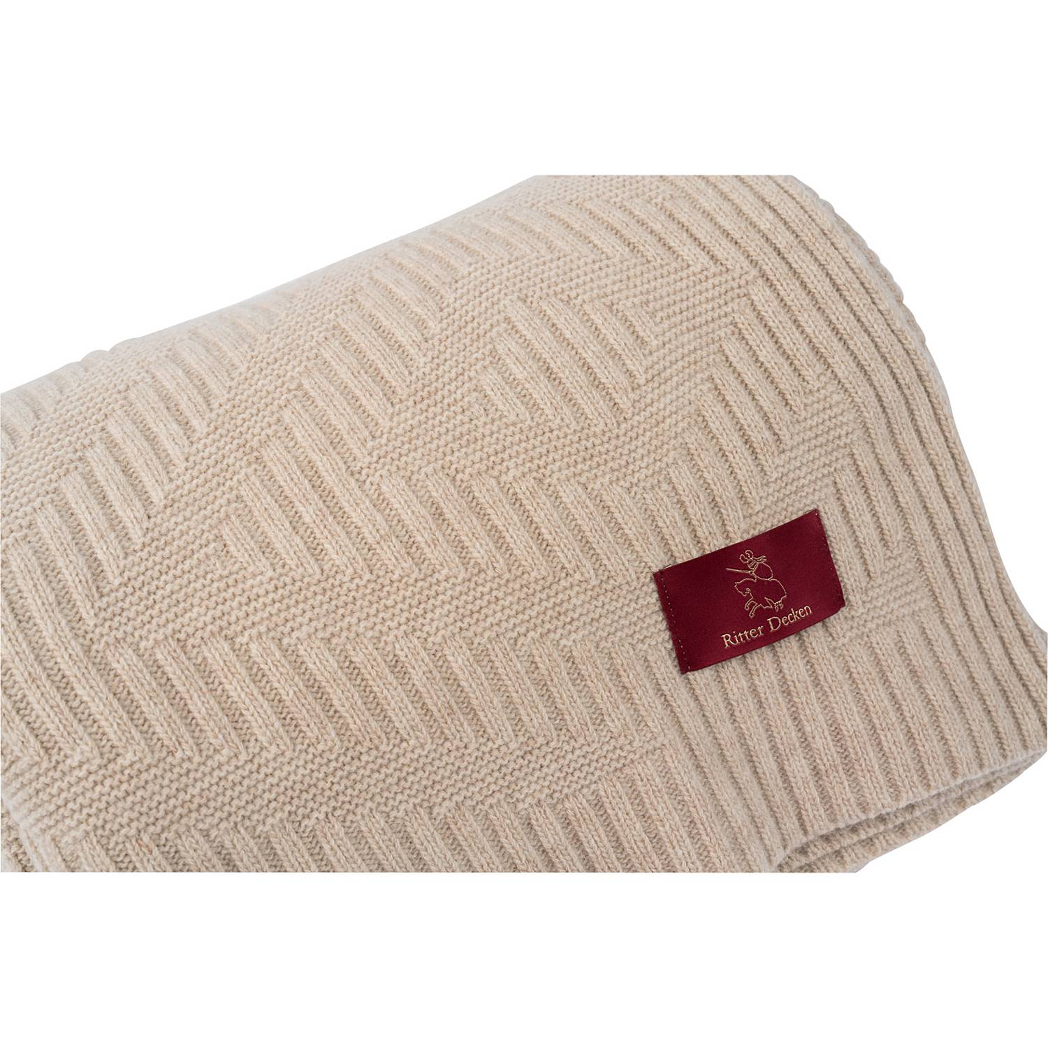 Ritter Schurwolle Strick Plaid 