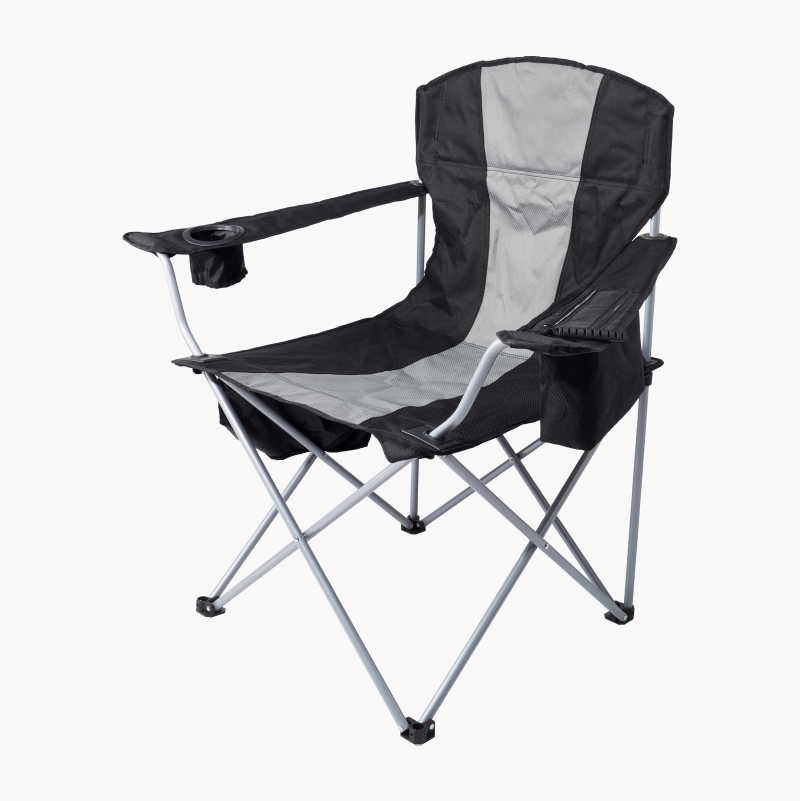 Campingstol med kjøle-/varmeveske
