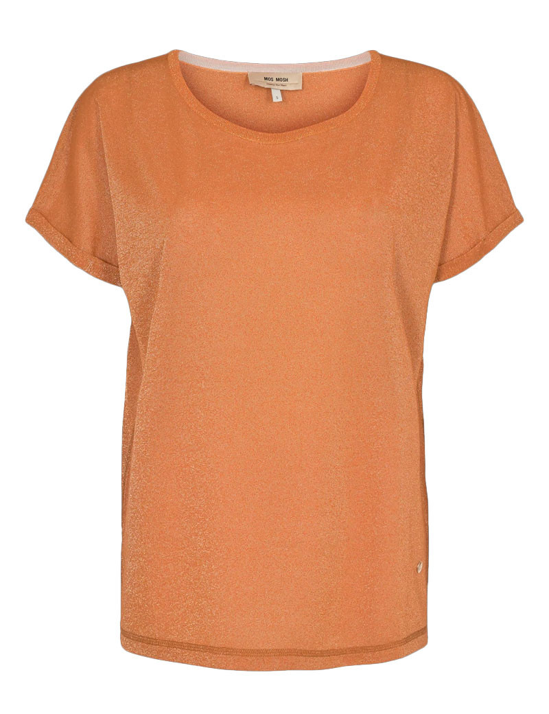 MOS MOSH TOP KAY LUREX HARVEST PUMPKIN