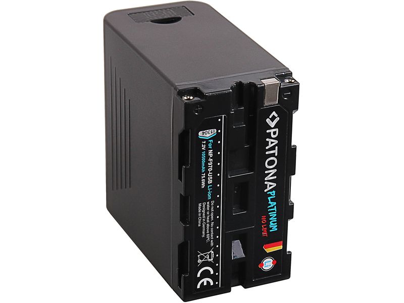 Patona Digitalkamera-Akku für Sony NP-F970 und CCD Serie Batteriesatz für Sony