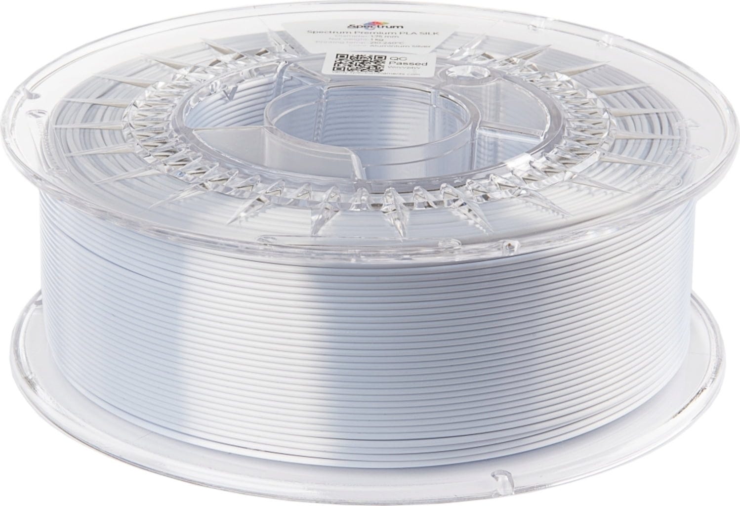Spectrum  SILK PLA Aluminium Silver, 1,75 mm (1.000 g)    PLA-Filament mit Silk-Effekt