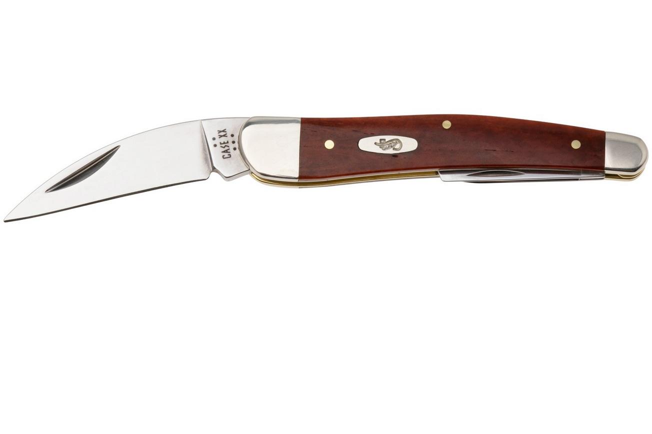 Case Seahorse Whittler Smooth Chestnut Bone, 28913, 6355WH SS zakmes