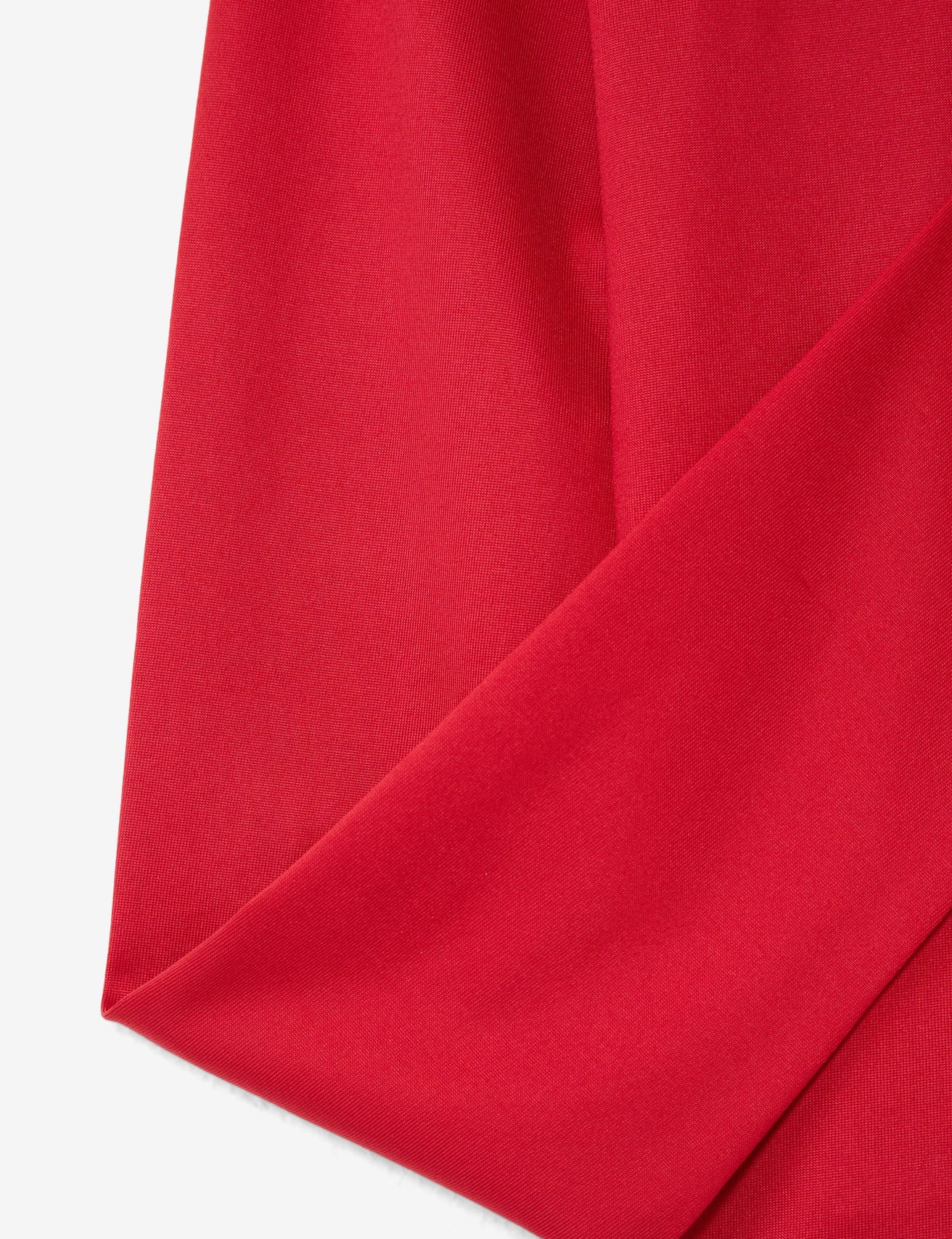 T-shirt satiné rouge vif