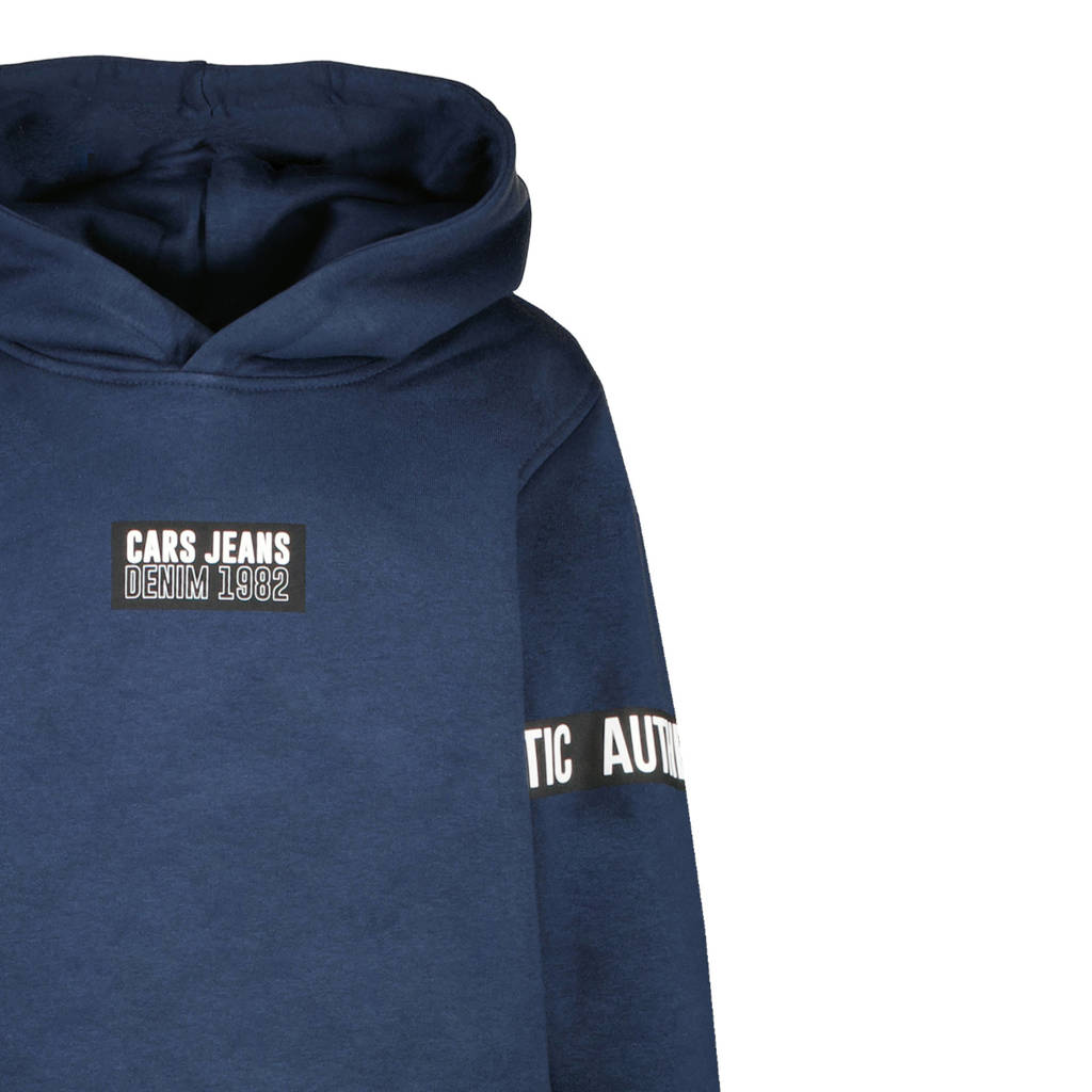 Cars hoodie ZLOW met printopdruk donkerblauw