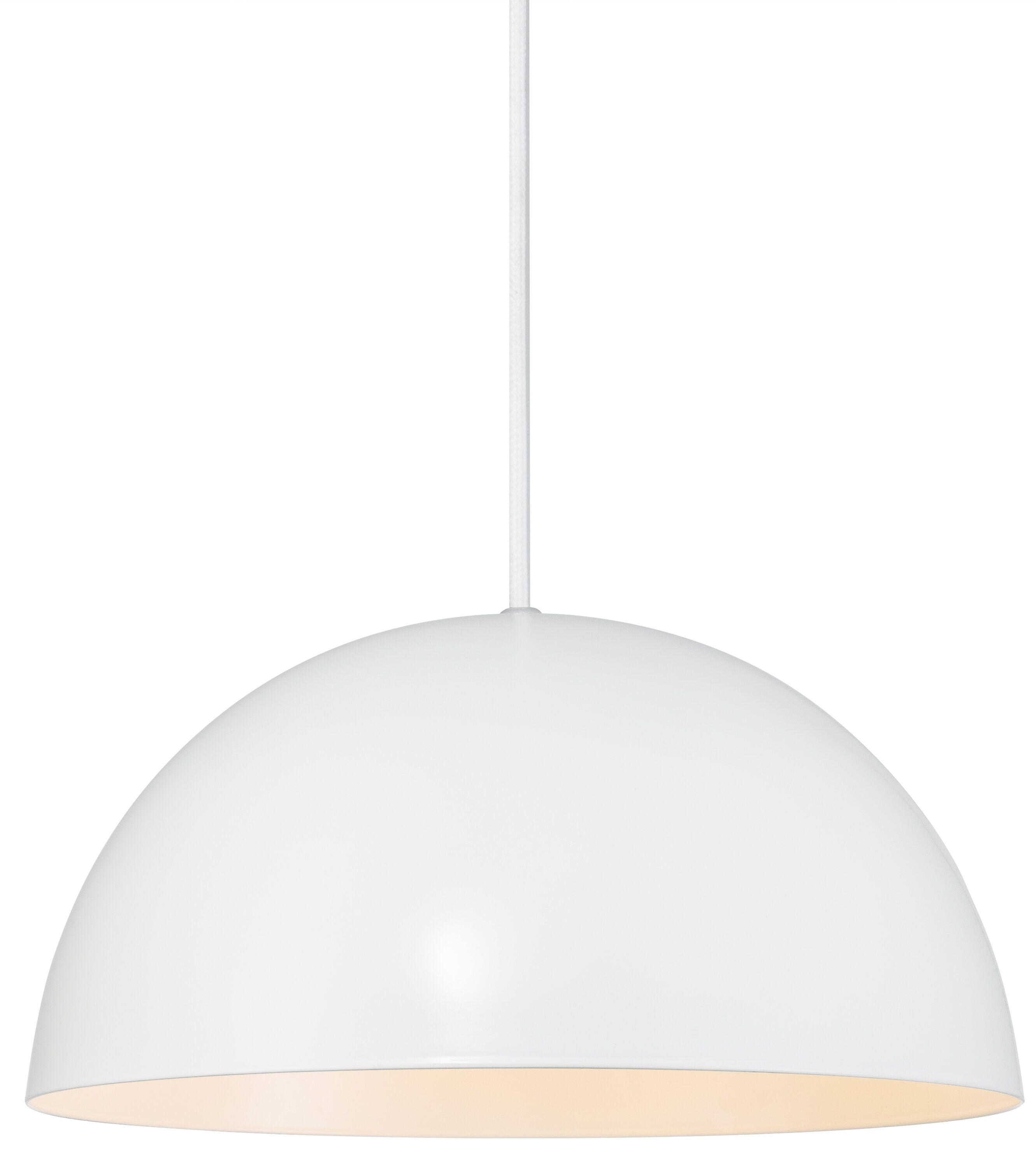 Nordlux ELLEN Hängeleuchte - Weiss / H: 20.0 cm x D: 40.0 cm