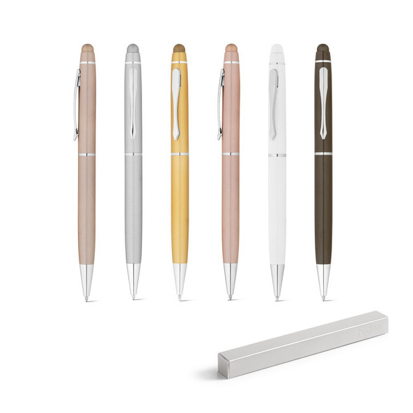 hi!dea 81144 - Stylo à bille en métal avec pointe tactile
