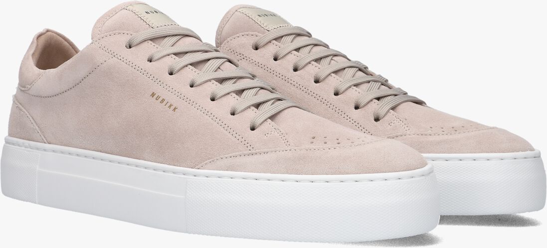 beige nubikk lage sneakers jagger tora