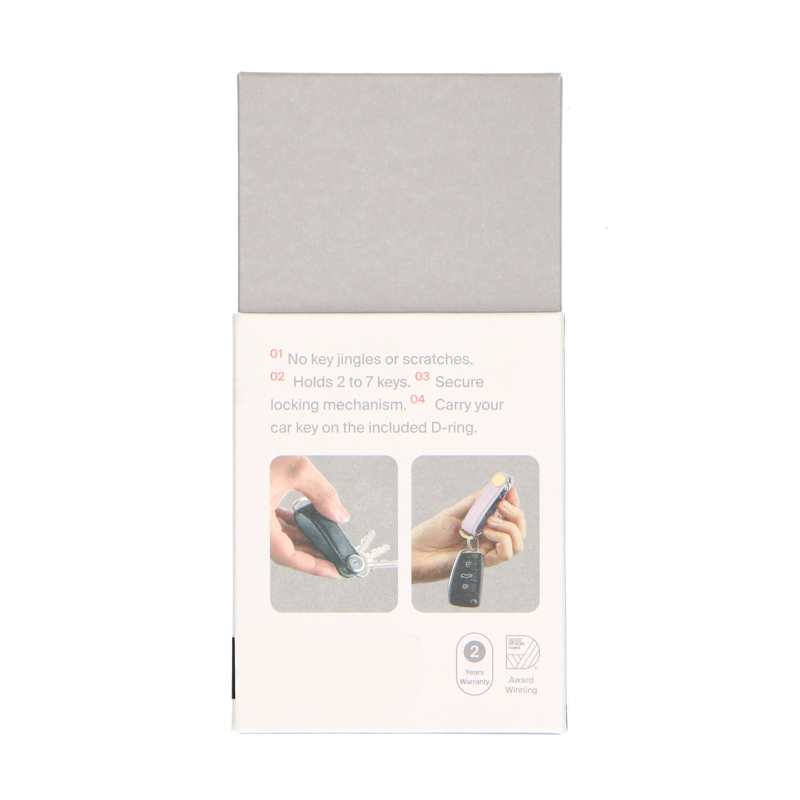 Cognac leren Orbitkey sleutelhanger