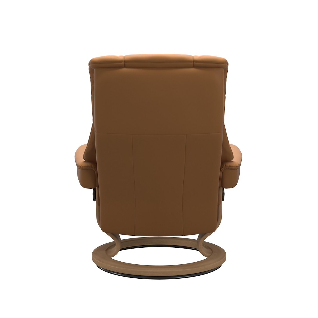 Mayfair Lenestol Classic (M) Hud Batick New Caramel og Classic eik understell