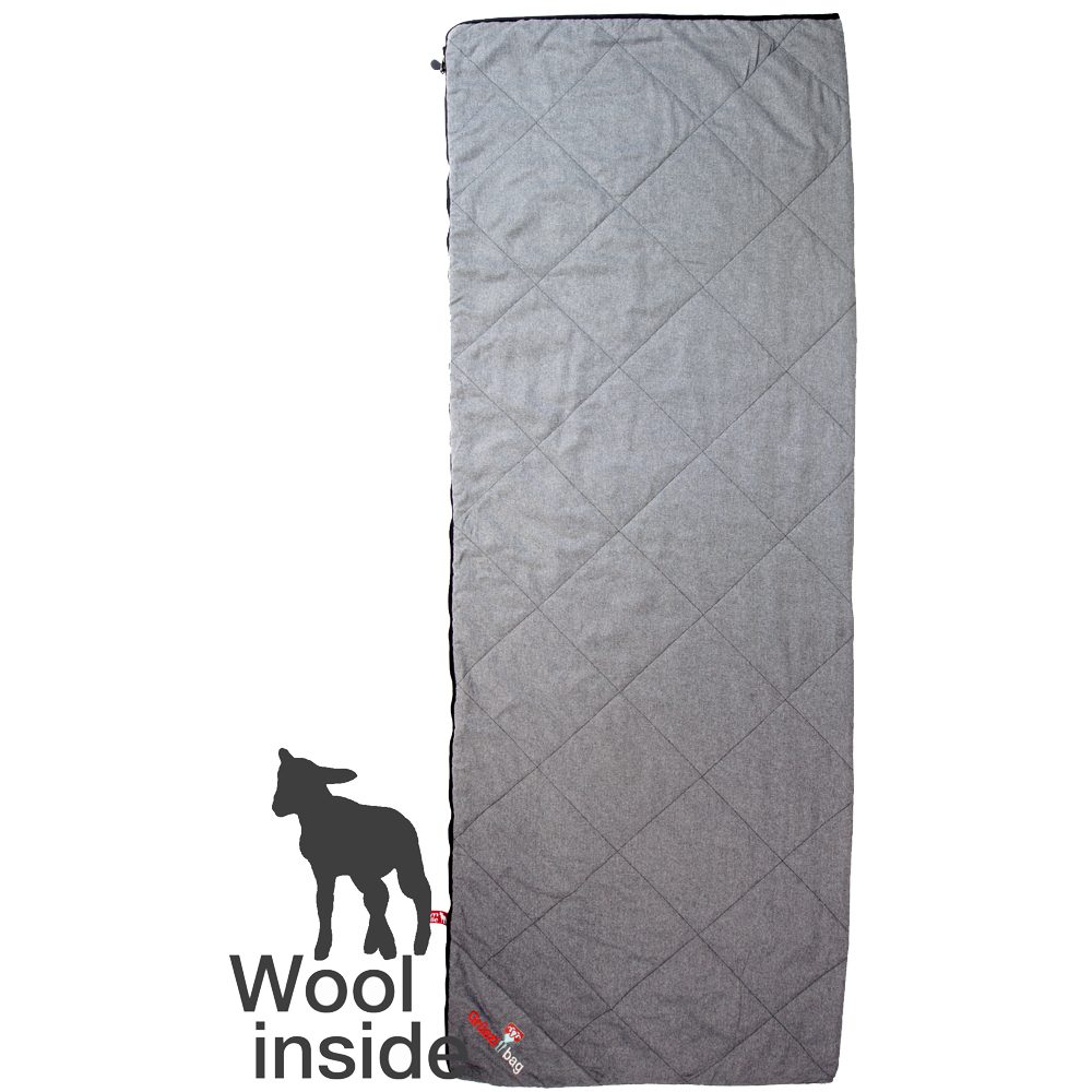 Grüezi Bag Wellhealth Wolldecke grey melange
