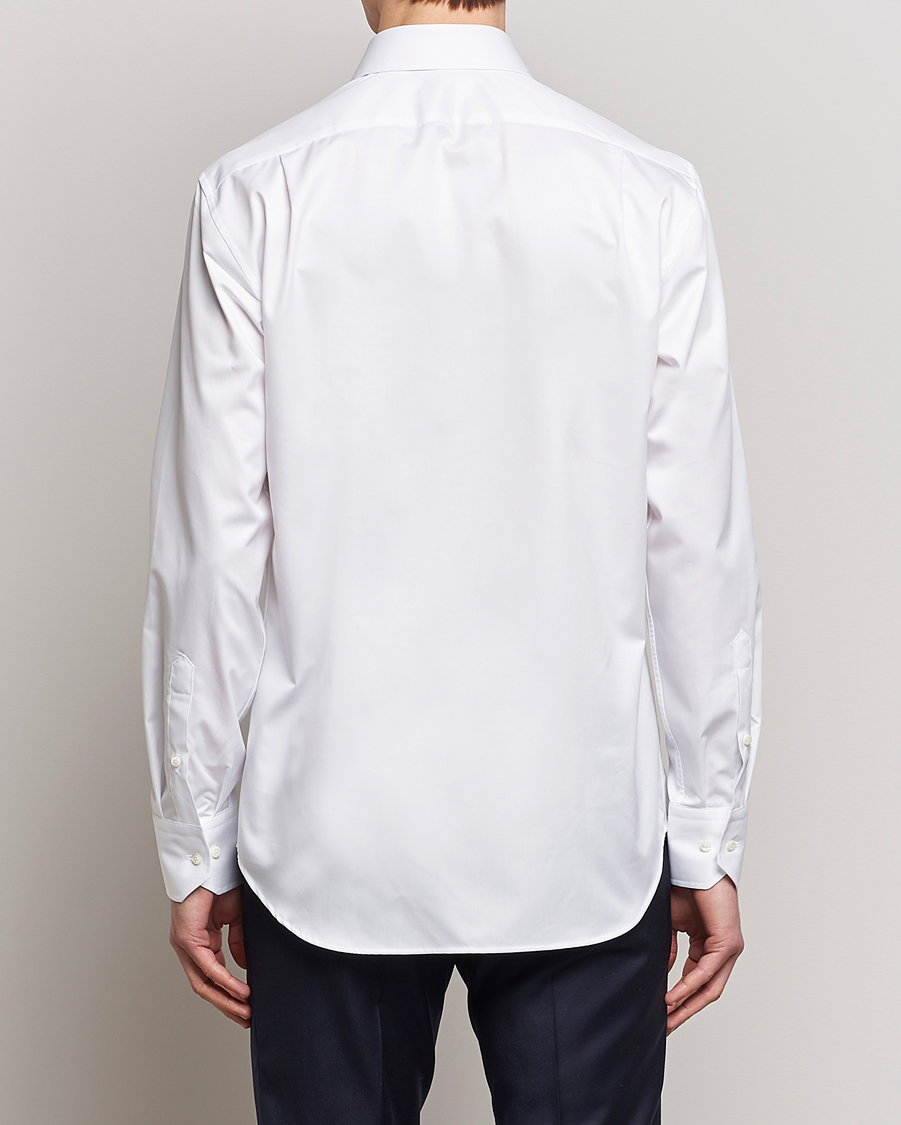 Stenströms Fitted Body Kent Collar Shirt White
