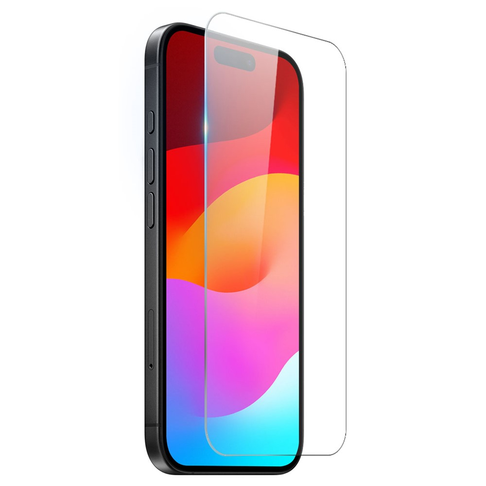 iPhone 17 3in1 Gummi Case Hülle mit Panzer Glas Display- / Kameraschutz - Transparent
