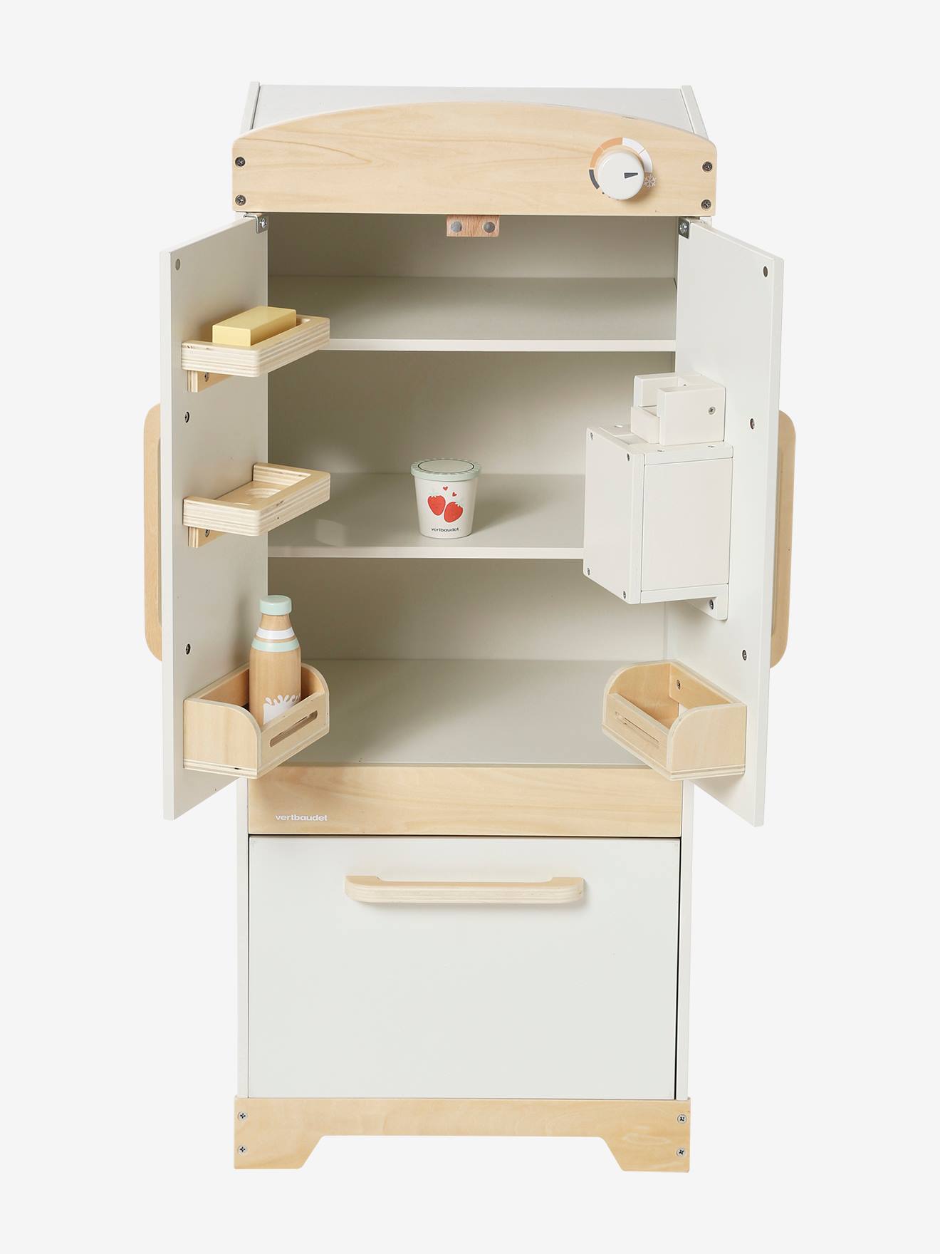 Refrigerador de madeira bruta com certificação FSC®