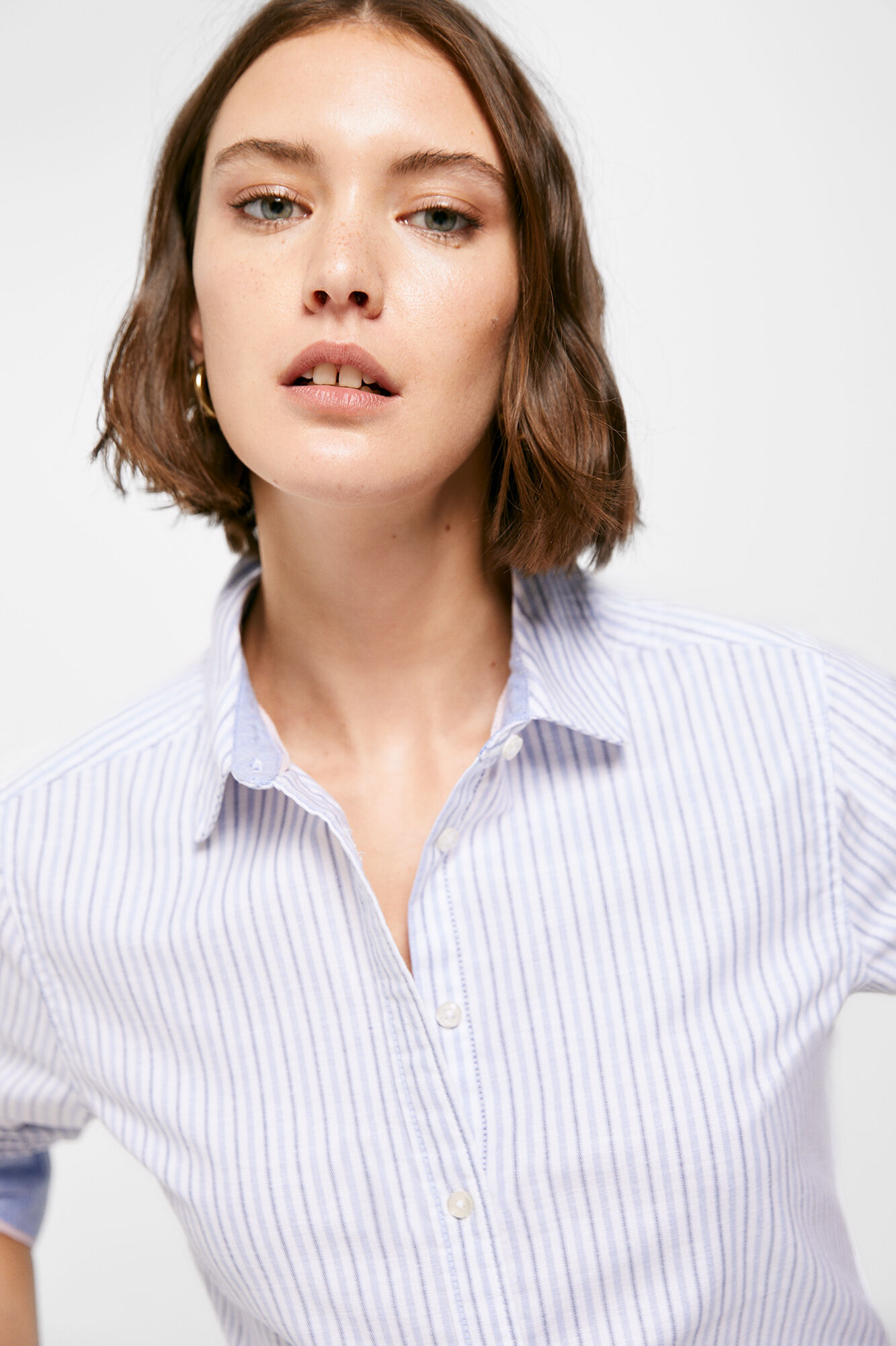Camisa Oxford de Algodão