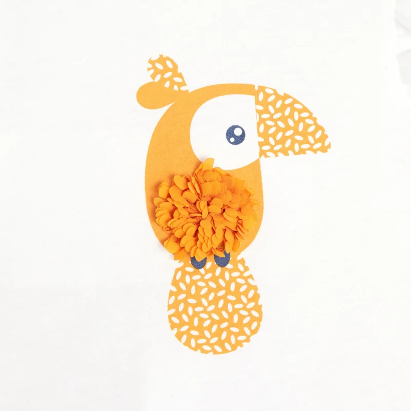 Pyjama court oiseau jaune bébé fille Jaune