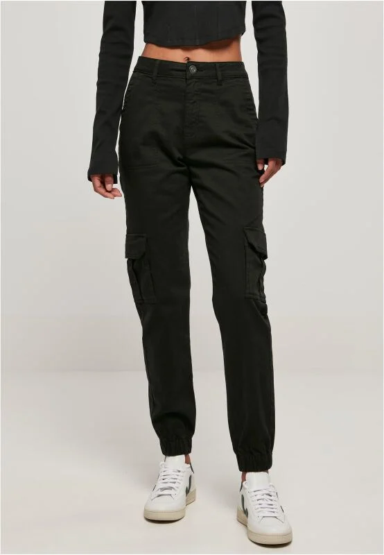 Ladies Cotton Twill Utility Trousers  | Urban Classics Pantalon Cargo