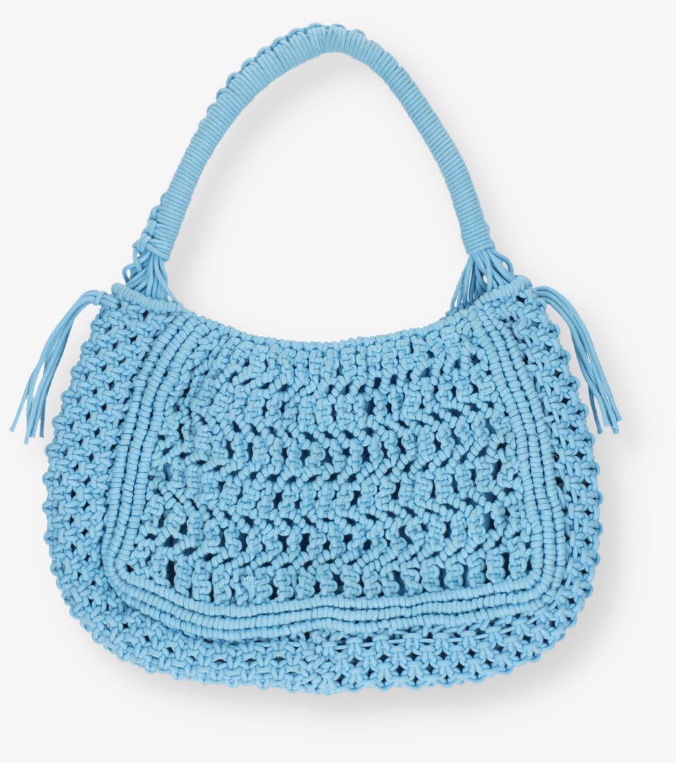 HVISK blauwe hvisk handtas olympic net handbag