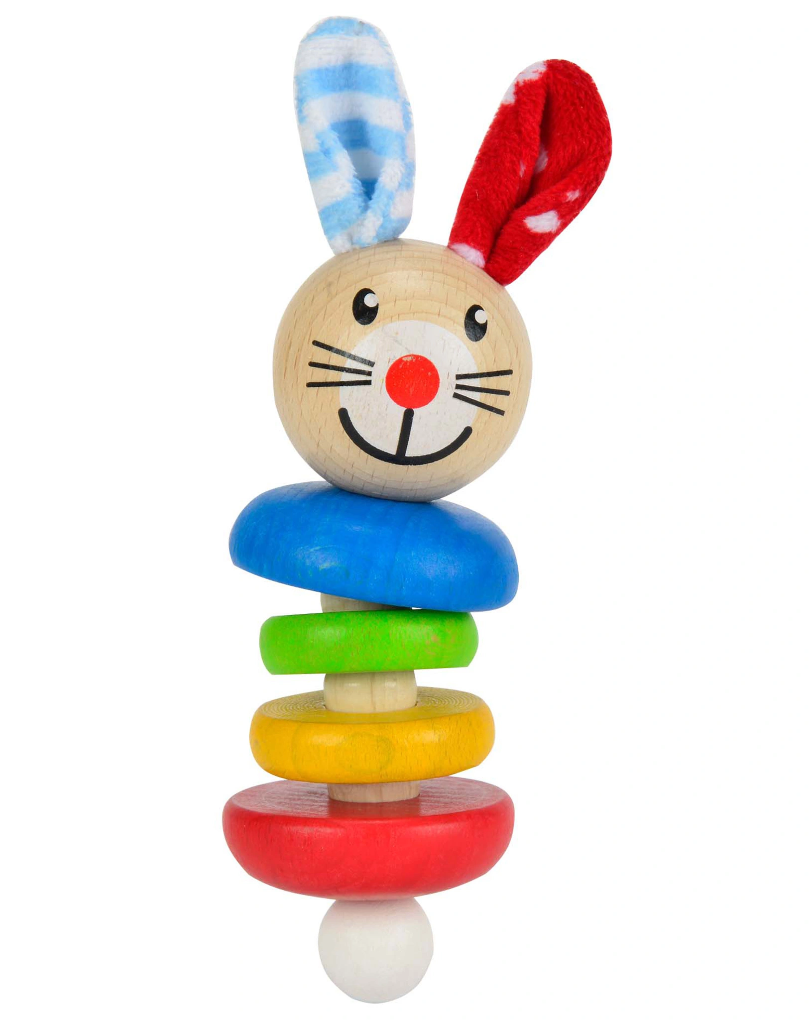 Greifling HASE aus Holz in bunt
