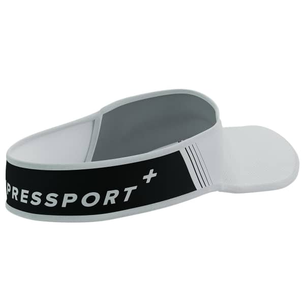 Visière running COMPRESSPORT VISOR ULTRALIGHT WHITE/BLACK
