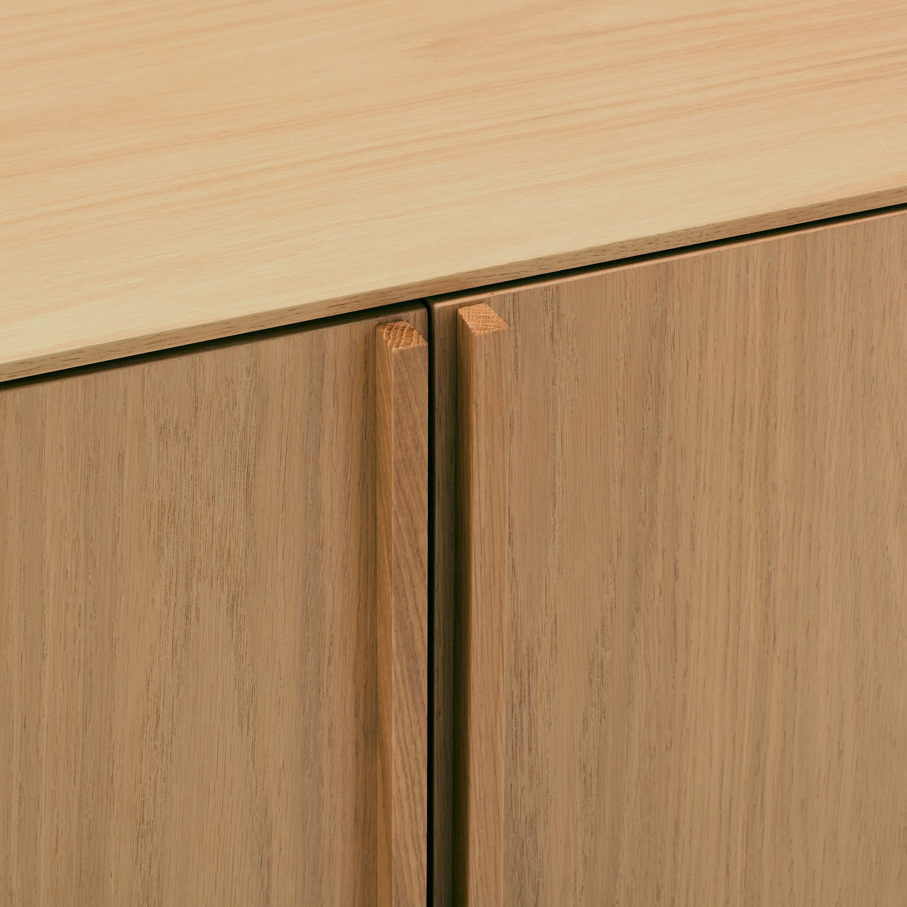 LEVEN Sideboard natur/sz 120x40x78cm - Braun / B: 120.0 cm x T: 40.0 cm x H: 78.0 cm