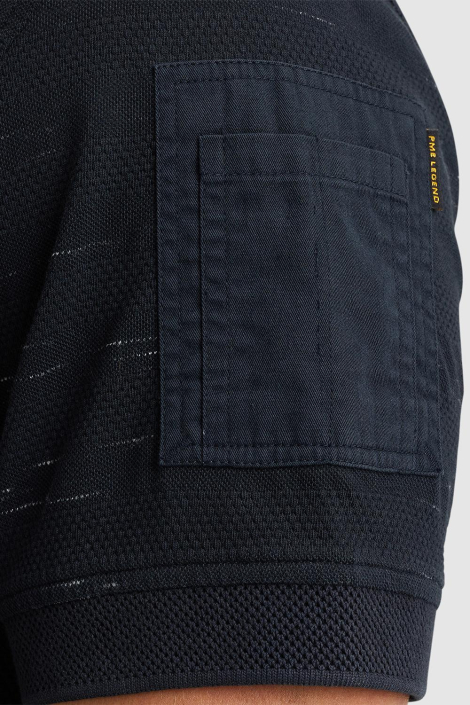 PME legend blauwe heren polo