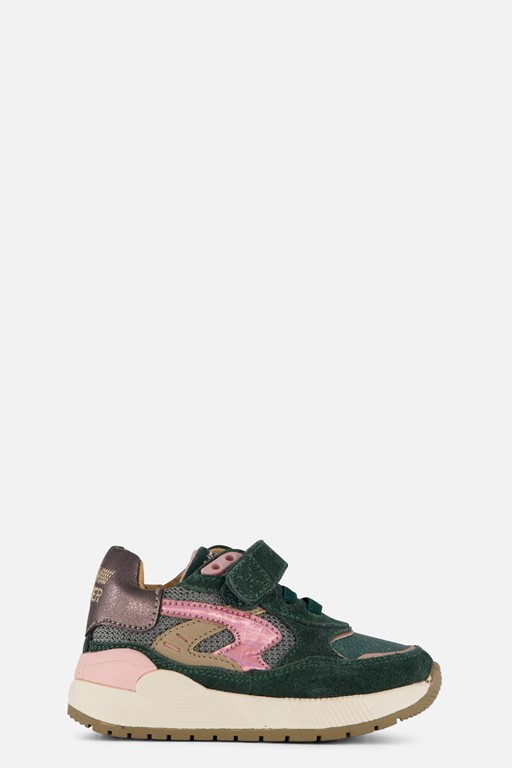 Shoesme Trainer Sneakers groen Leer