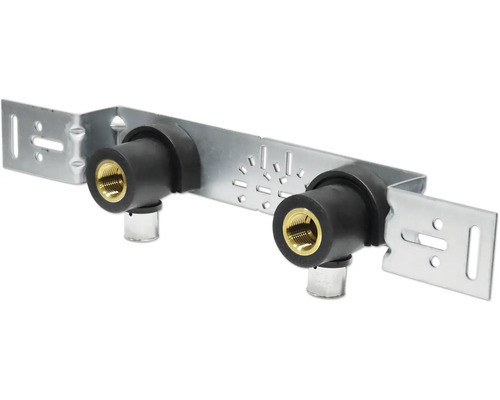 veporit. Montage-eenheid Verbind 20 mm x 1/2 inch 52 mm op schuine montageplaat met geluidsisolatiesets