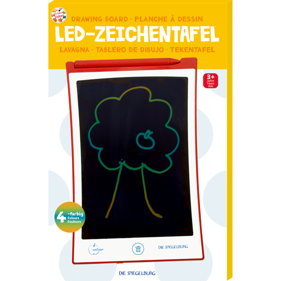 SPIEGELBURG COPPENRATH LED-Zeichentafel - Die Lieben Sieben