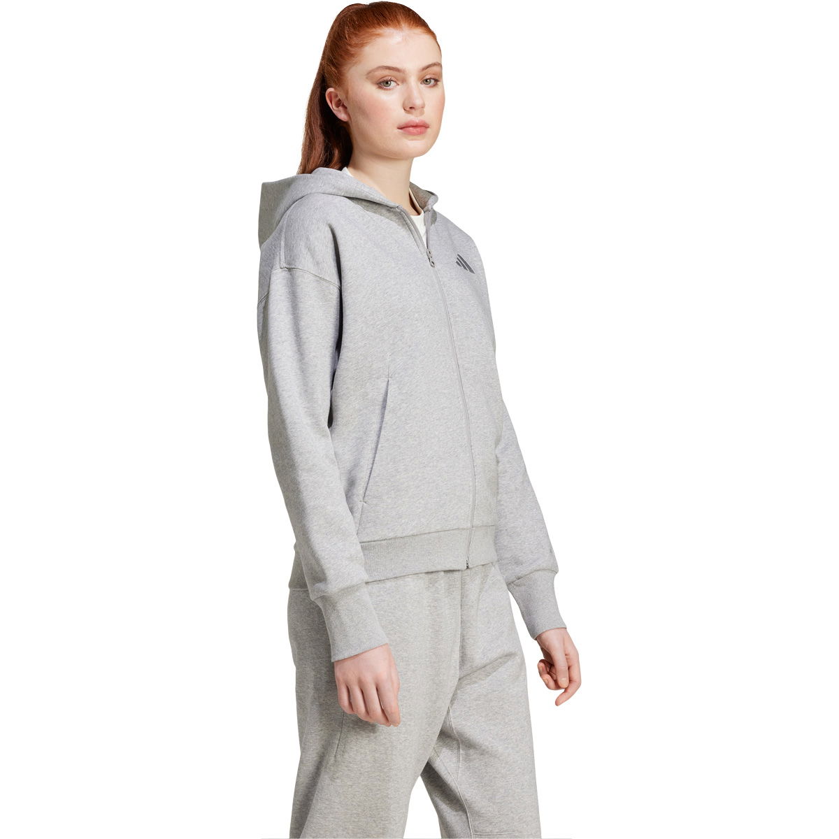 adidas ALL SZN Embroided Full Zip Hættetrøje Dame