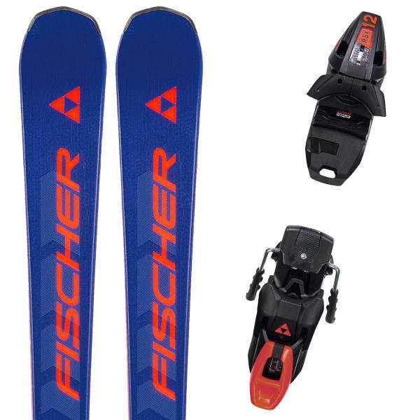 Pack ski FISCHER THE CURV DTX MT BLUE/FLAME + RSX Z12 PR BLUE/FLAME